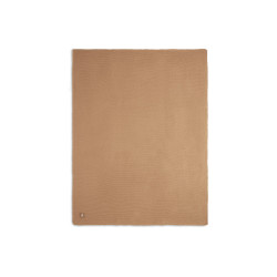 Колискова в’язана ковдра Jollein Basic Knit 75×100, бісквіт/фліс