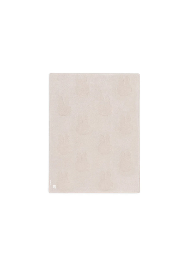 Колискова ковдра Jollein Miffy 75×100, нуга/корал фліс