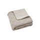 Колискова ковдра Jollein 75×100 см, Box Knit теплий пісок/Velvet GOTS
