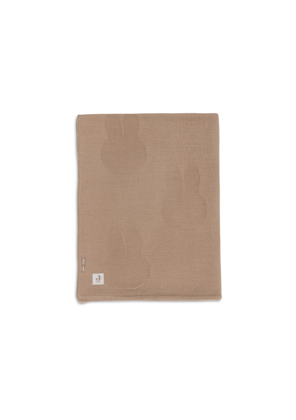 Колискова ковдра Jollein Miffy 75×100, бісквіт/оксамит