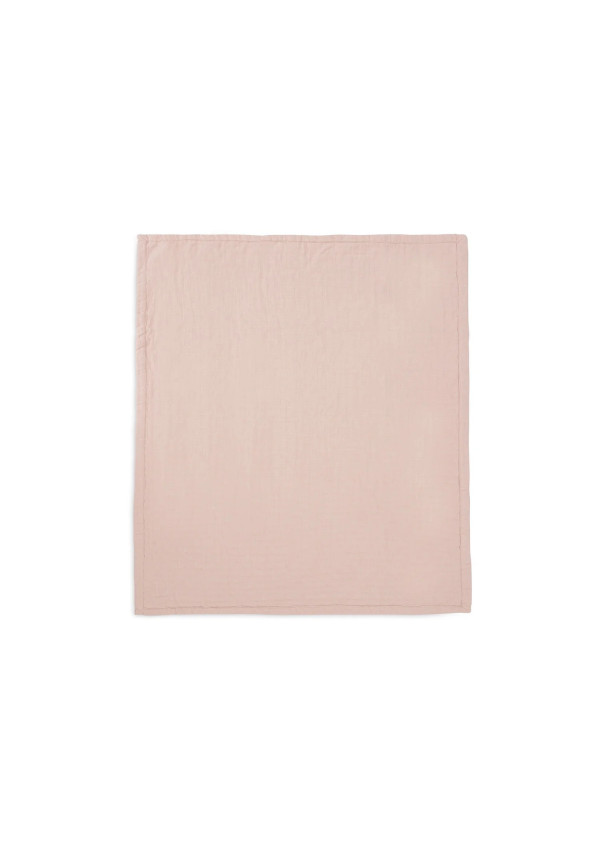 Дитяча муслінова ковдра Jollein жакард 100×150, дикий троянда GOTS
