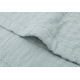 Дитяча муслінова ковдра Jollein жакард 100×150, морська зелень GOTS