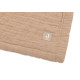 Дитяча муслінова ковдра Jollein жакард 100×150, бісквіт GOTS