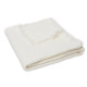 Дитяча муслінова ковдра Jollein Blanket Cot Muslin Fringe 120×120 см, айворі