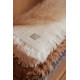 Дитяча муслінова ковдра Jollein Blanket Cot Muslin Fringe 120×120 см, айворі