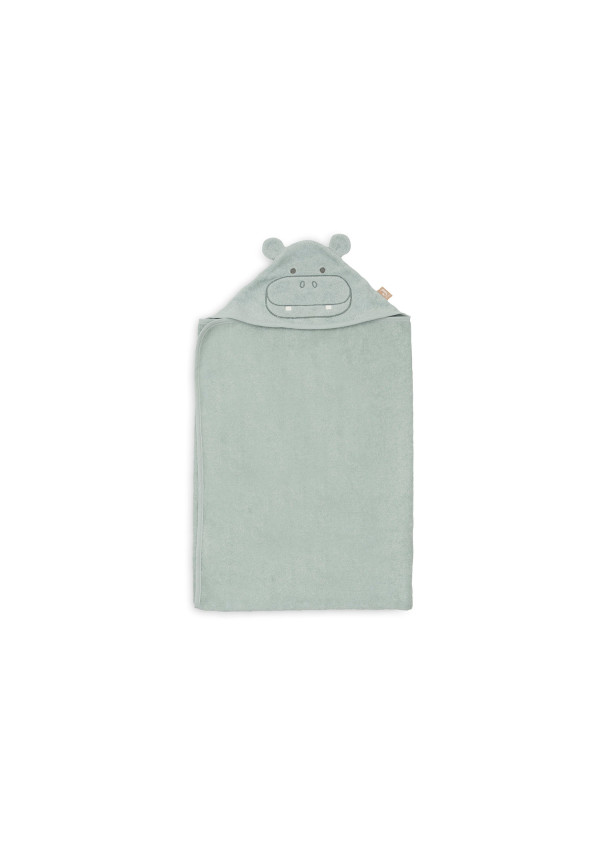 Махровий рушник з капюшоном Jollein 70×130 см, Hippo Happy