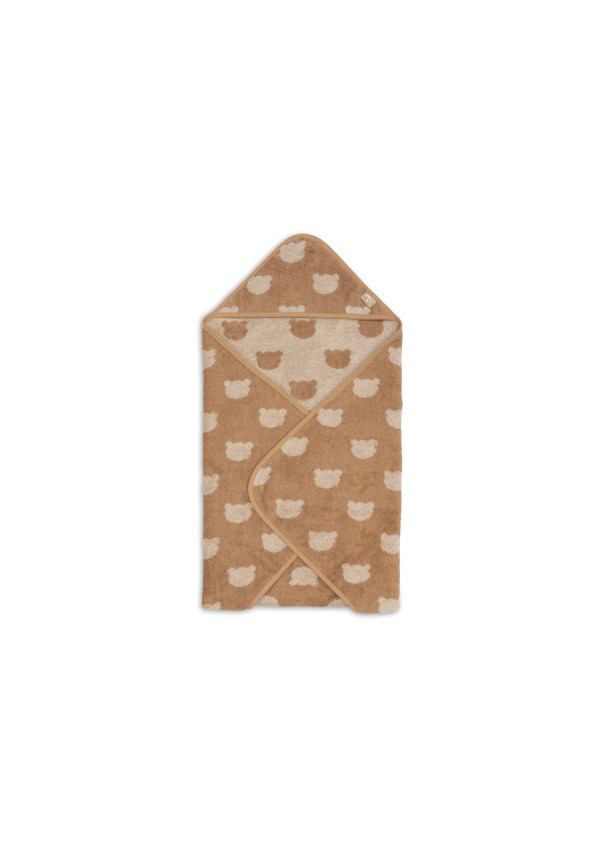 Купальна накидка Jollein Terry 75×75 жаккард, Teddy Bear