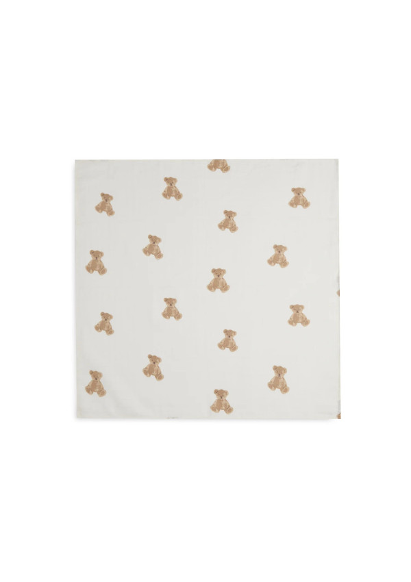 Муслінові пелюшки Jollein 70×70, Teddy Bear, 3 шт.
