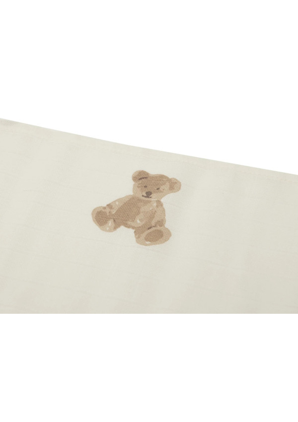 Муслінові пелюшки Jollein 70×70, Teddy Bear, 3 шт.