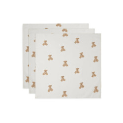 Муслінові пелюшки Jollein 70×70, Teddy Bear, 3 шт.
