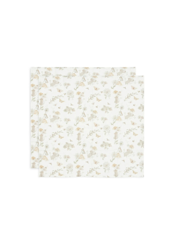 Муслінові пелюшки Jollein 70×70 см Dreamy Mouse (2pack), 2 шт.
