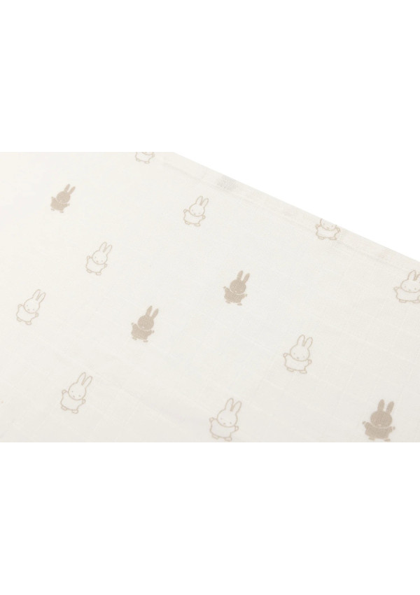 Муслінові пелюшки Jollein 70×70 Happy Miffy, нуга, 3 шт.