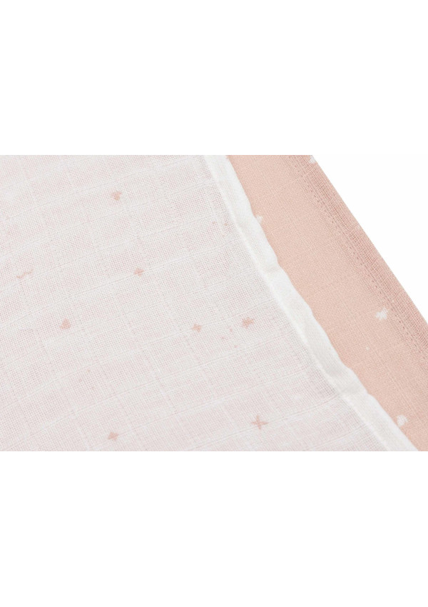 Муслінові пелюшки Jollein 70×70 Twinkling, дика троянда, 3 шт.