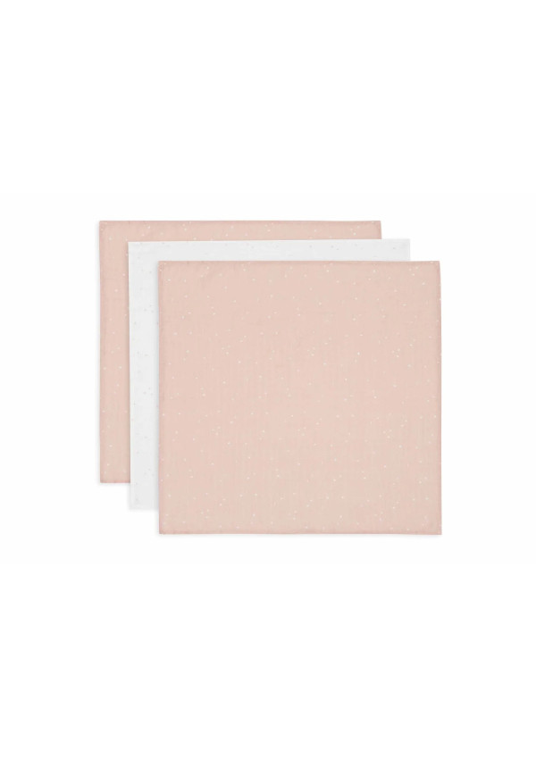 Муслінові пелюшки Jollein 70×70 Twinkling, дика троянда, 3 шт.