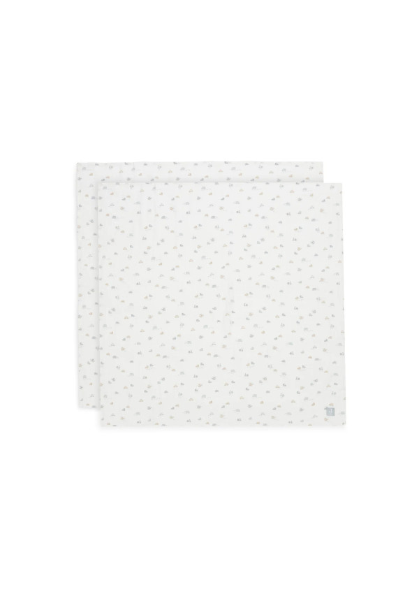 Великі муслінові пелюшки Jollein 115×115 см On The Go (2pack), 2 шт.