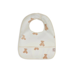 Нагрудник Jollein Waterproof, Teddy Bear (2pack), 2 шт.