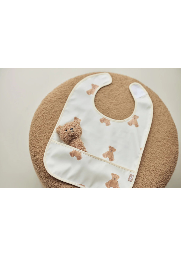 Нагрудник Jollein Waterproof, Teddy Bear (2pack), 2 шт.