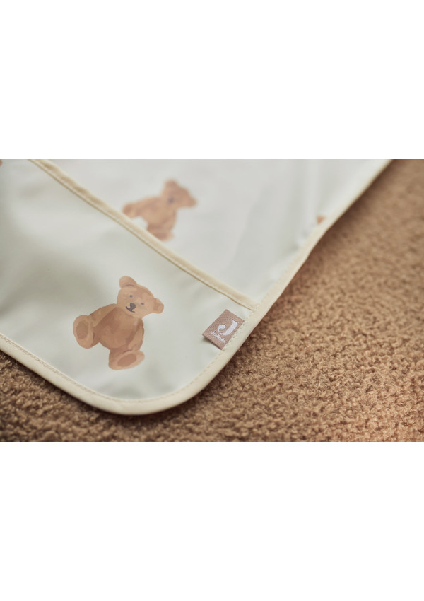 Нагрудник Jollein Waterproof, Teddy Bear (2pack), 2 шт.