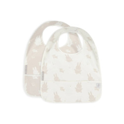 Нагрудник Jollein Waterproof, Miffy&Snuffy нуга (2pack), 2 шт.