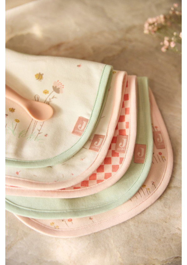 Водонепроникний трикотажний нагрудник Jollein, Pretty Picnic, 5 шт.