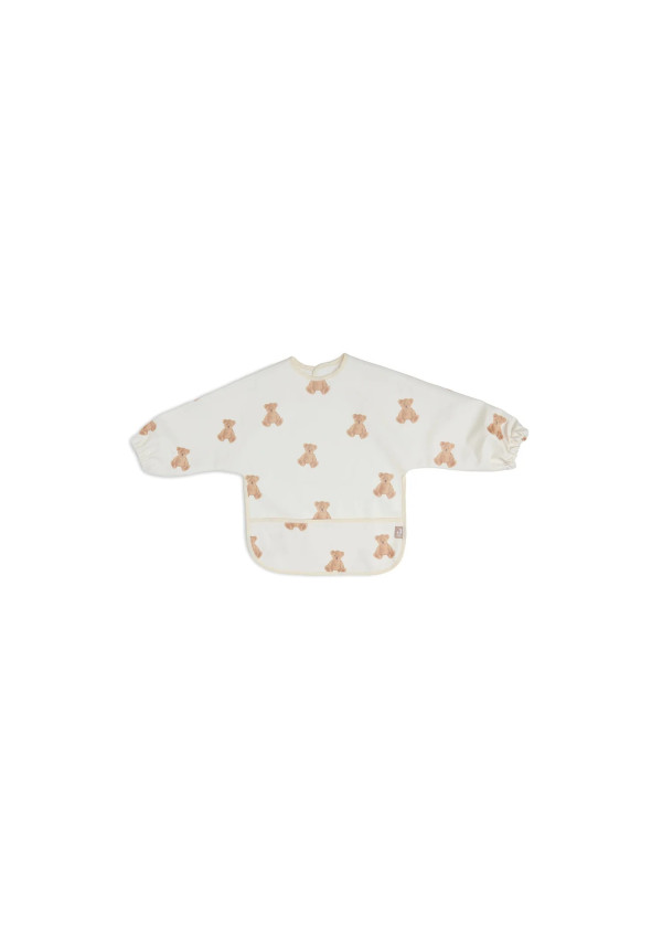 Нагрудник Jollein Waterproof з рукавами, Teddy Bear