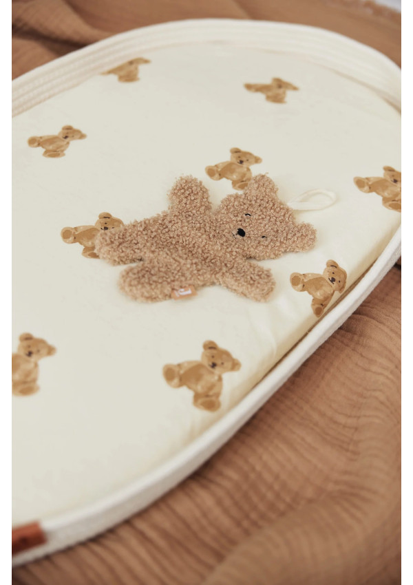 Серветка‑комфортер Jollein Teddy Bear, бісквітна