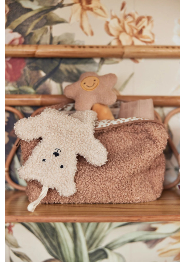 Серветка‑комфортер Jollein Teddy Bear, натуральна