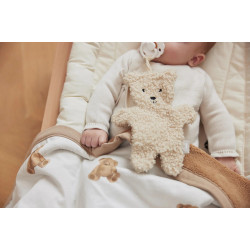 Серветка‑комфортер Jollein Teddy Bear, натуральна
