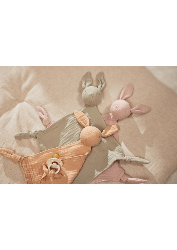 Серветка‑комфортер Jollein Bunny Ears, місячний камінь