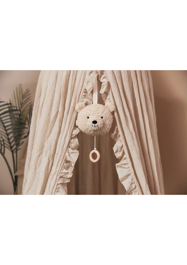 Музична підвіска Jollein Teddy Bear, натуральна