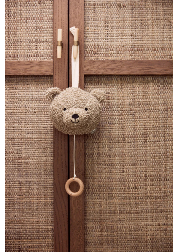 Музична підвіска Jollein Teddy Bear, оливкова