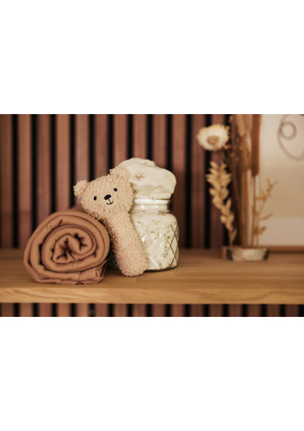 Брязкальце Jollein Teddy Bear, натуральне
