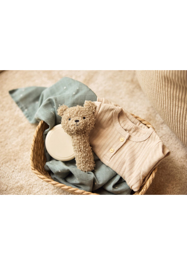Брязкальце Jollein Teddy Bear, оливкове