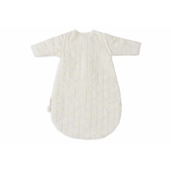 Спальний мішок Jollein зі знімними рукавами 60 см, Miffy Jacquard, айворі