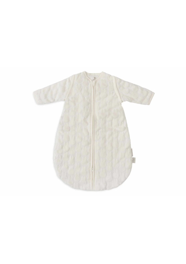 Спальний мішок Jollein зі знімними рукавами 60 см, Miffy Jacquard, айворі