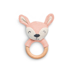 Гризунець‑кільце Jollein Deer Ø7 см, блідо‑рожеве