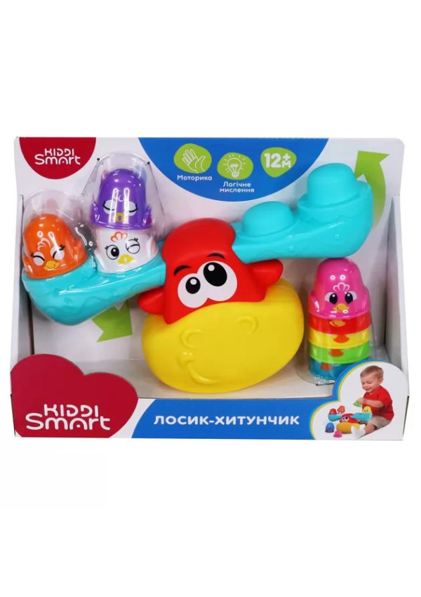 Іграшка-балансир, що розвиває, Kiddi Smart – Лосик-хитунчик