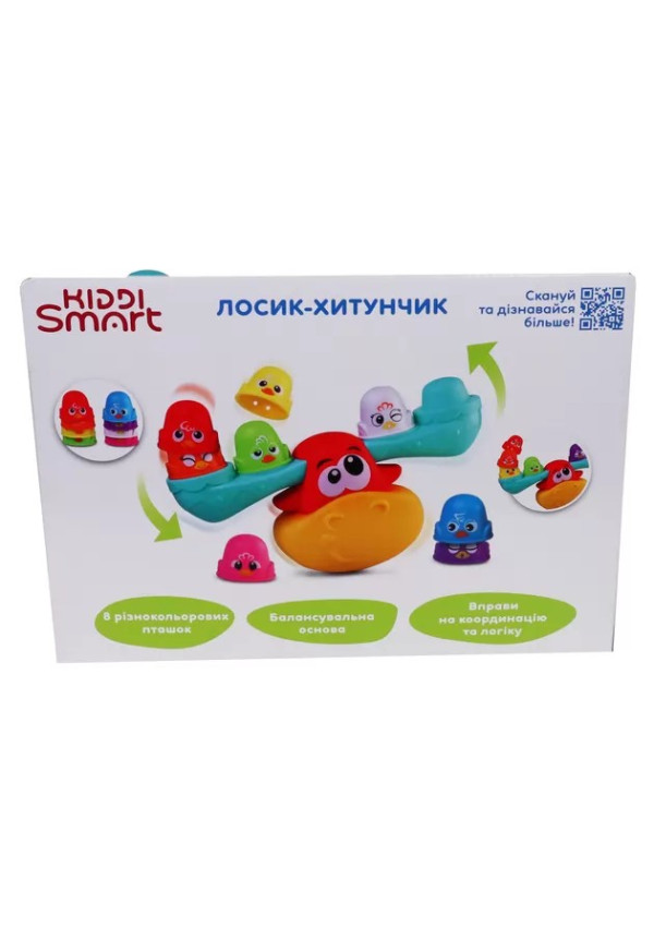 Іграшка-балансир, що розвиває, Kiddi Smart – Лосик-хитунчик