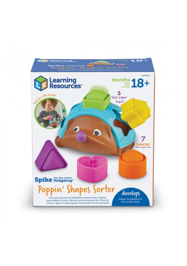 Навчальний ігровий набір Learning Resources - Pop-IT Сортер Їжачок
