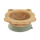 Бамбукова тарілка на присосці з ложкою Miniland Wooden Bowl Frog