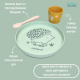 Miniland Силіконовий набір посуду SILICONE MEAL SET FOREST