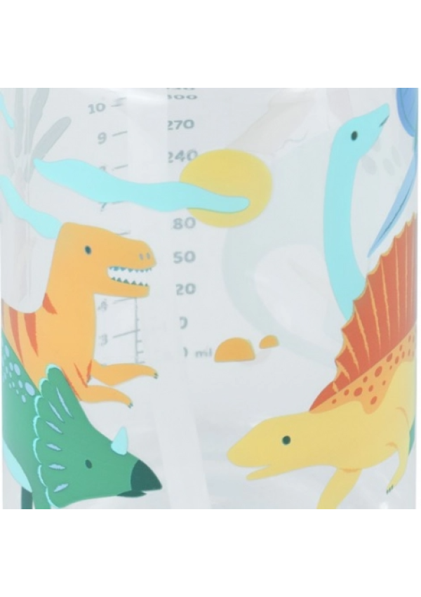 Miniland Поїльник-непроливайка з трубочкою 450 мл Jurassic Dinosaur Bottle