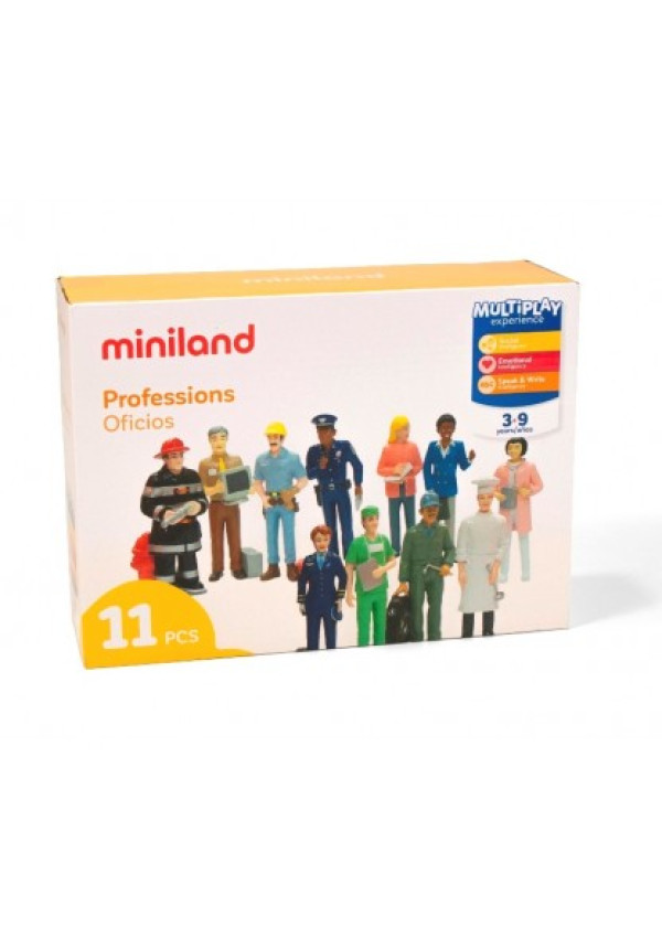 Набір фігурок Miniland Educational Професії 11 шт.