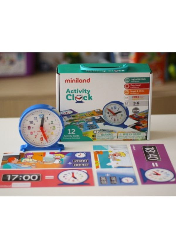 Модель механічного годинника Miniland Activity Clock