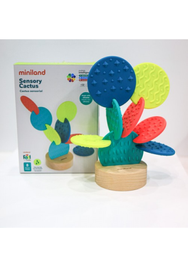 Miniland Сенсорна іграшка-прорізувач Cactus