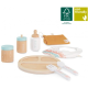 Дерев'яний ігровий набір для ляльок Miniland Feeding Set