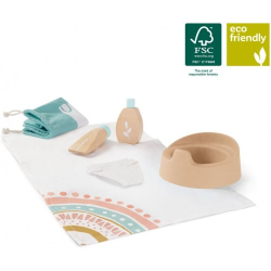Ігровий дерев'яний набір по догляду Miniland Wooden Care Set