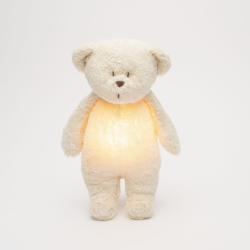 Ведмедик з білим шумом і нічником Moonie колір Polar 2.0