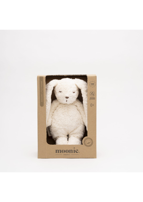 Сенсорний зайчик Moonie Little Bunny Polar (Полярний білий)