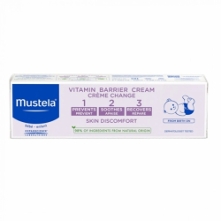 Mustela Вітамінізований захисний крем під підгузок, 1,2,3, 50ml